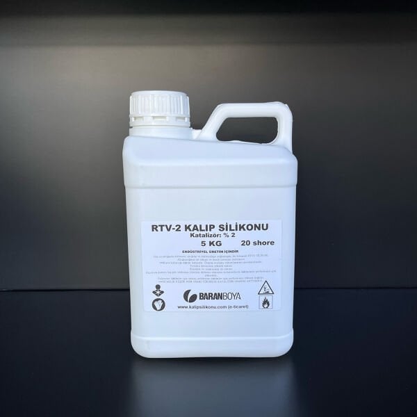 Epoxs 20 Shore Beyaz RTV 2 Kalıp Silikonu 5 kg