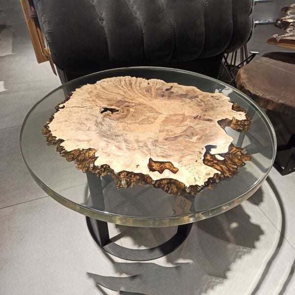 Şeffaf Epoksi Ahşap Masa Kaplama 2,8 KG