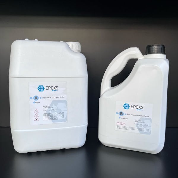 İnce Döküm Epoksi Reçine 15 kg ( 5+2,5 AMBALAJ * 2  )
