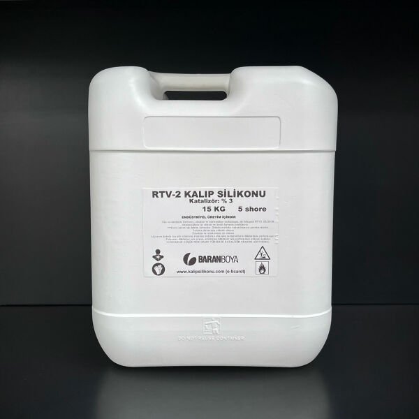 Epoxs 5 Shore Transparan RTV 2 Kalıp Silikonu 15 Kg
