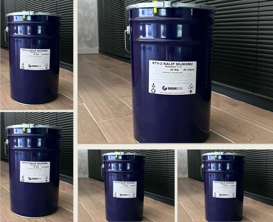 25 SHORE 100 KG RTV2 KALIP SİLİKONU