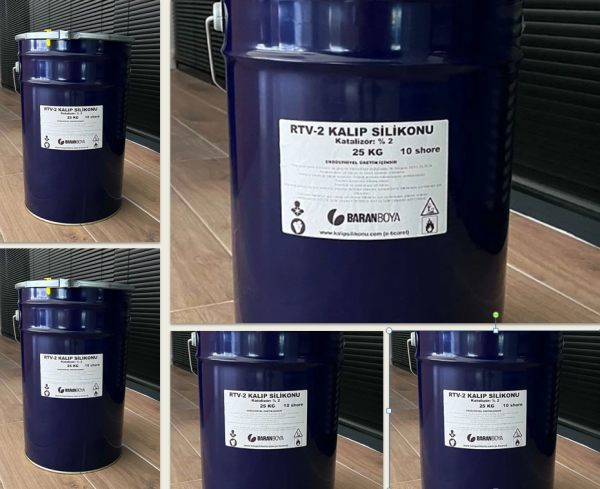 10 SHORE BEYAZ 100 KG RTV2 KALIP SİLİKONU