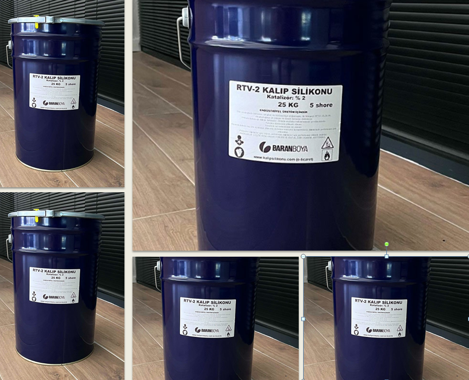 5 SHORE TRANSPARAN 100 KG RTV2 KALIP SİLİKONU