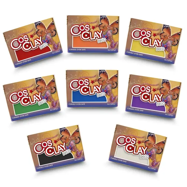 Cos Clay Deco Serisi Polimer Plastik ve Kauçuk Kil