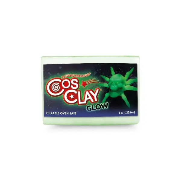 Cos Clay Glow (Fosforlu) Polimer Plastik ve Kauçuk Kil